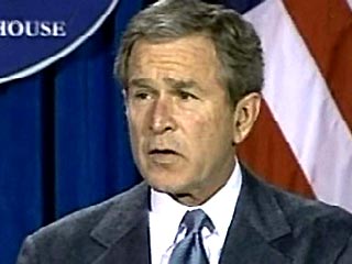 Президенту США Джорджу Бушу предъявлены обвинения в нарушении 11 законов и соглашений на состоявшемся в Пхеньяне заседании т.н. Международного трибунала для рассмотрение американских преступлений в Корее