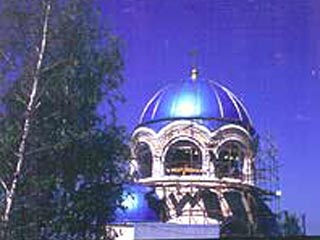 Купол храма Живоначальной Троицы на Борисовских прудах