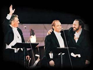Всемирно известные певцы Хосе Каррерас, Пласидо Доминго и Лучано Паваротти выступят в четверг вечером в уникальном британском местечке Бас. Концерт устраивается в связи с окончанием реконструкции римских терм