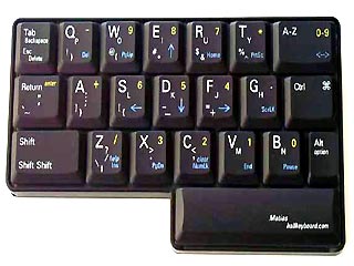 Компания Matias изготовила клавиатуру для одной руки