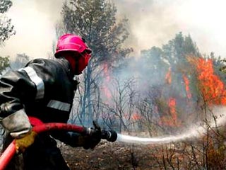 На юго-востоке Франции бушуют сильные пожары