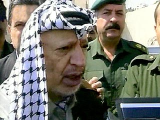 Председатель Палестинской национальной администрации Ясир Арафат обвинил израильскую армию в применении боеприпасов, в которых использован обедненный уран