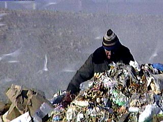 В России на одного человека приходится тонна мусора