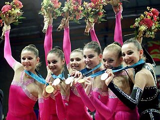 Украинские болельщики пытались помешать выступлению российских гимнасток на чемпионате мира