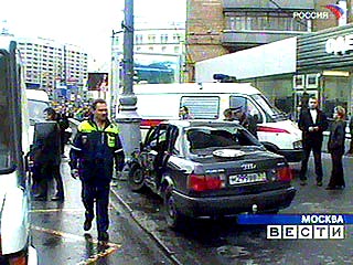 Восемь человек пострадали в крупной аварии в центре Москвы
