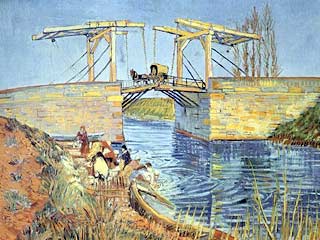 В течение всего одного дня публике будет представлена акварель Винсента Ван Гога "Мост Ланглуа в Арле", которая до этого 80 лет находилась в частной коллекции в Германии