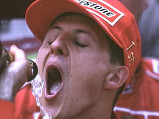 Шестикратный чемпион мира по автогонкам в классе машин "Формула-1" Михаэль Шумахер