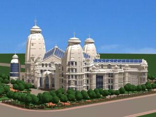 Центр ведической культуры будет построен по законам древней индийской архитектуры, к его созданию привлечены ведущие архитекторы Индии и России. Ряд материалов будет специально доставлен из Индии в Москву