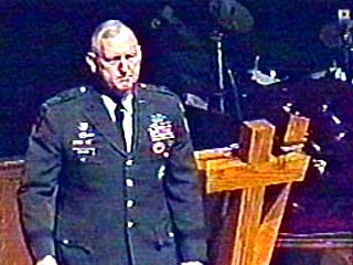 Генерал-лейтенант Уильям Бойкин, заместитель помощника министра обороны по разведке, назвал войну с терроризмом борьбой христианства с Сатаной