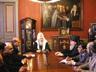 Алексий II принял представителей Палестинской автономии
