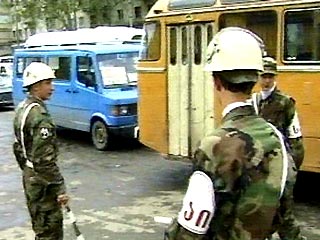 Подразделения внутренних войск МВД Грузии в воскресенье введены в города Рустави и Зугдиди
