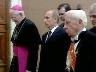 Президент Путин нанес 'визит вежливости' в Ватикан