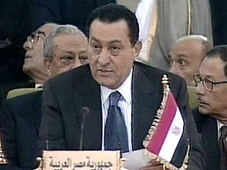Президент Египта Хосни Мубарак отказался от встречи с премьер-министром Израиля Ариэлем Шароном, сомневаясь в успехе "Дорожной карты" на данном этапе