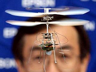 В Японии создан самый маленький в мире вертолет
