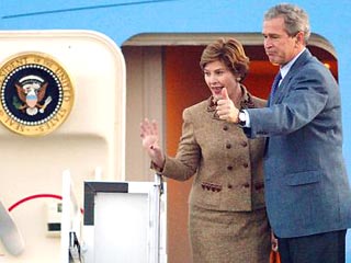 Джордж Буш завершил первый государственный визит в Великобританию