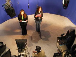 Женщины-журналисты на иракском телеканале