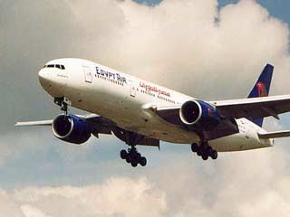 В "Домодедово" самолет Egypt-Air не вписался в полосу при заходе на посадку