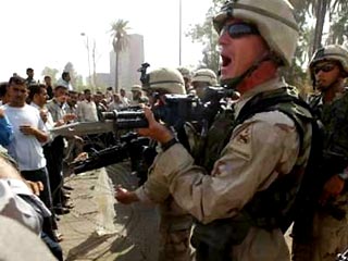 Американские военные применили сегодня слезоточивый газ для разгона студенческой демонстрации в городе Тикрит