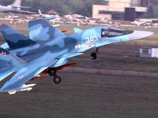 Состоялся полет первого серийного ударного авиационного комплекса Су-34, построенного на Новосибирском авиационном производственном объединении