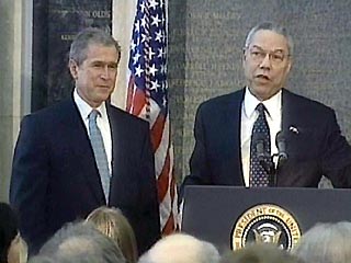 Пауэлл: "Буш твердо верит в дипломатию"