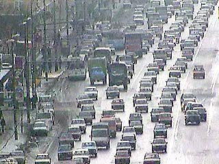Второй день не удается ликвидировать многокилометровую пробку на трассе Казань - Нижний Новгород