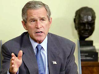 Президент США Джордж Буш до сих пор ест говядину, невзирая на страх коровьего бешенства