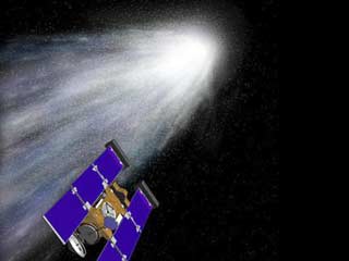 Американский исследовательский зонд Stardust ("Звездная пыль") встретился с кометой Wild 2, пролетев рядом с ней на расстоянии 240 километров. Космическое свидание произошло на расстоянии 389 млн км от Земли