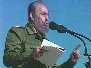Фидель Кастро выступил на торжествах 45-летия победы кубинской революции