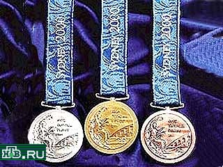 Так выглядит комплект олимпийских медалей