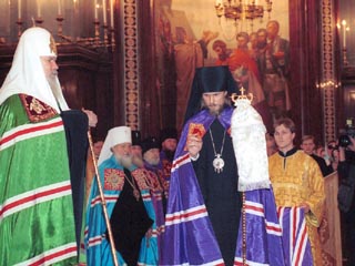 Патриарх Алексий II возвел в сан епископа архимандрита Марка (Головкова)