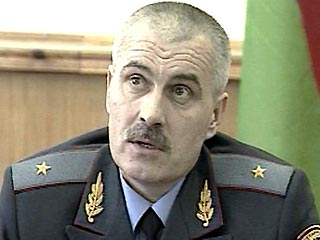 Министр внутренних дел Белоруссии генерал-майор Владимир Наумов