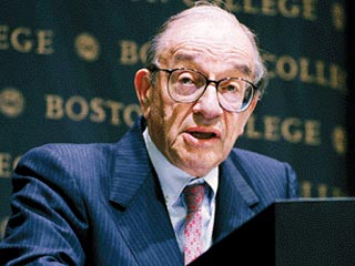 Алан Гринспен рассказал Конгрессу о хороших перспективах американской экономики