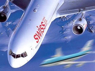 Пассажирские лайнеры авиакомпаний Swiss и KLM чуть не столкнулись над Францией