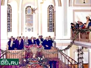Молитвенное собрание в церкви Евангельских Христиан-Баптистов в Москве