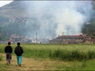 Албанские экстремисты подожгли православный монастырь около Призрена