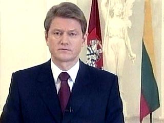 Президент Литвы Роландас Паксас