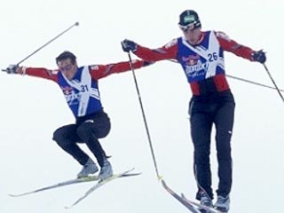 В Австрии прошел экстремальный турнир по беговым лыжам