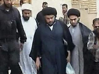 Радикальный иракский шиитский лидер Муктада ас-Садр объявляет в городе Неджеф двухдневное перемирие