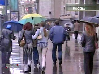 В Москве во второй половине недели ожидаются дожди
