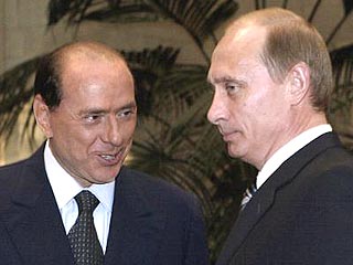 Путин и Берлускони посетят в Липецке заводы холодильников и стиральных машин и посмотрят авиашоу