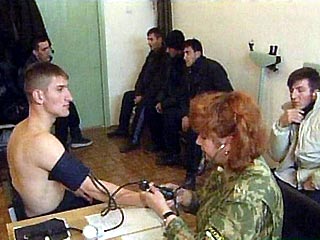 "Еще одним признаком нормализации ситуации в Чеченской республике стал призыв чеченских юношей на действительную срочную службу в ряды Вооруженных сил"