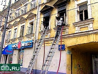 Пожар на Ленинском проспекте ликвидирован