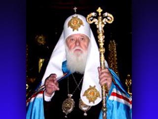Противники Киевского Патриархата протестуют против визита в Одессу Патриарха Филарета