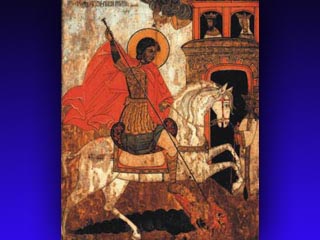 Православные верующие отмечают праздник в честь святого Георгия Победоносца