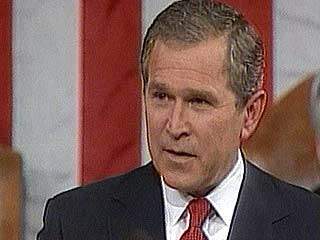 Буш назвал нереальным создание палестинского государства в 2005-м году