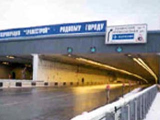 В Москве в ночь на понедельник будет ограничено движение по Гагаринскому тоннелю