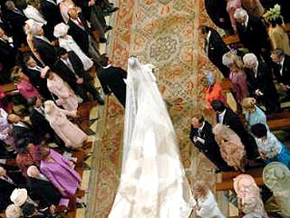 Торжественная церемония бракосочетания состоялась в Мадриде в кафедральном соборе Альмудена