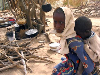 Гуманитарная драма в Судане является в настоящее время крупнейшей в мире