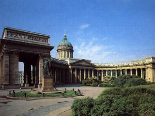 Делегация посетила Казанский  кафедральный собор Санкт-Петербургской митрополии