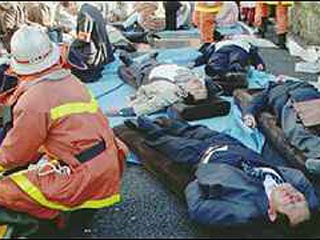 В результате распыления зарина в токийском метро в 1995 году, подготовленном сектой "Аум Синрике", погибли 12 человек, несколько десятков были ранены.